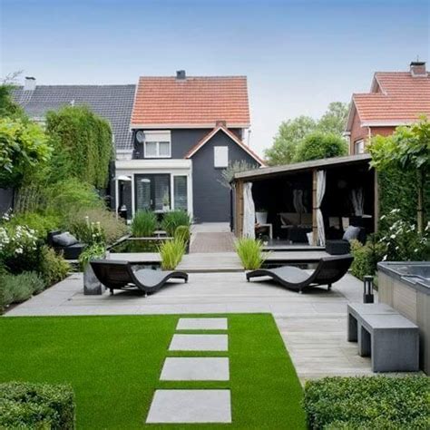 Afbeeldingsresultaat Voor Tuinideeen Pavers Backyard Backyard Garden