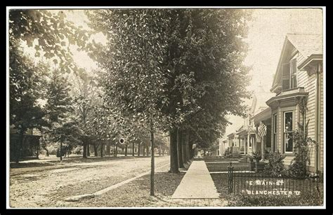 Street Scene From East Main Street. Blanchester. – Blanchester Area Historical Society