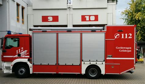 Neuer Gerätewagen Gefahrgut Feuerwehr Pforzheim