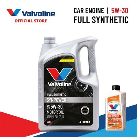 COMBO Valvoline Synpower 5W 30 4L Coolant 1L Fully Synthetic