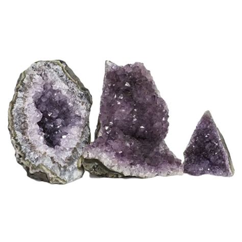 Kg Amethyst Crystal Geode Specimen Set Pieces Dn For Sale