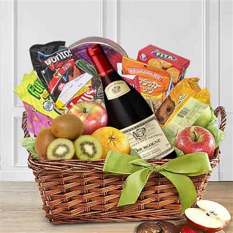 Wine Gourmet Basket - Gift Ideas For Clients For Christmas Japan