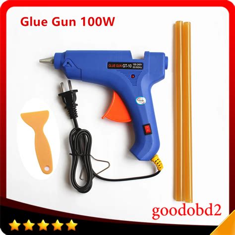 PDR Paintless Dent Repair Tools Dent Removal Tool Glue Gun 100W Hot Melt Gun 100 240V Gift Hot