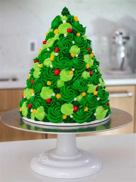 Christmas Tree Cake Delicious Recipe Tutorial