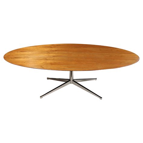 Florence Knoll Walnut Table At Stdibs