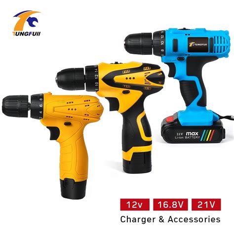 V V V Electric Screwdriver Drill Lithium Battery Rechargeable