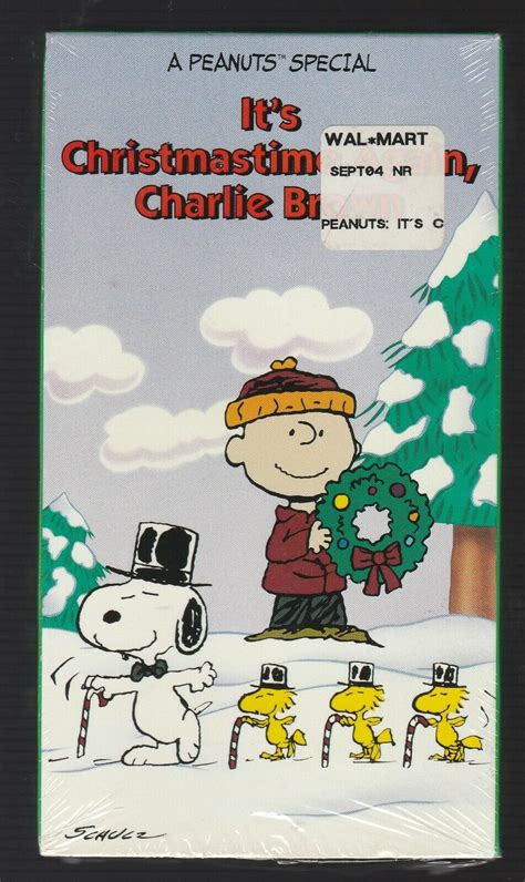 Its Christmastime Again Charlie Brown VHS 1996 Slipsleeve Case New