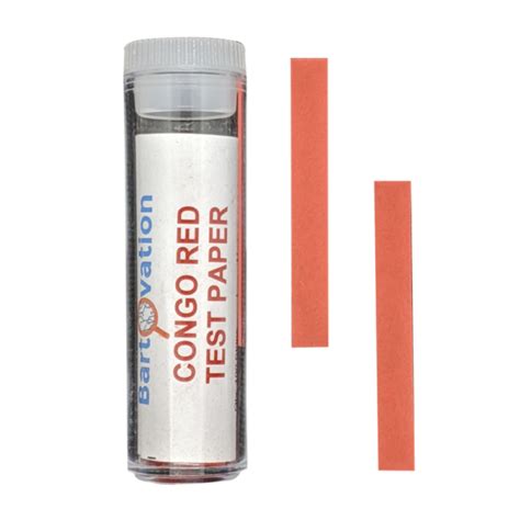 Congo Red Test Paper Qualitative Narrow Range PH 3 0 5 2