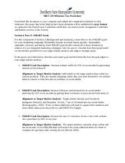 MKT 229 Milestone Two Worksheet Michelle DeLeo Docx MKT 229 Milestone