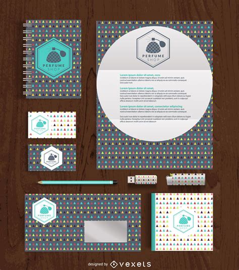 Office Stationery Supplies Mockup Vector Download