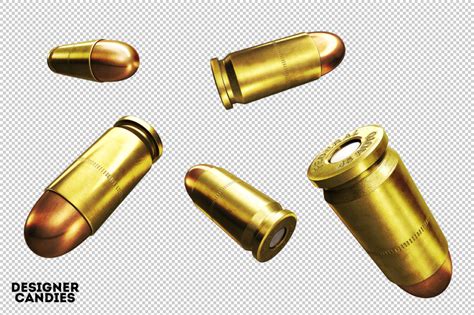 The 3d Bullet Renders Pack Designercandies