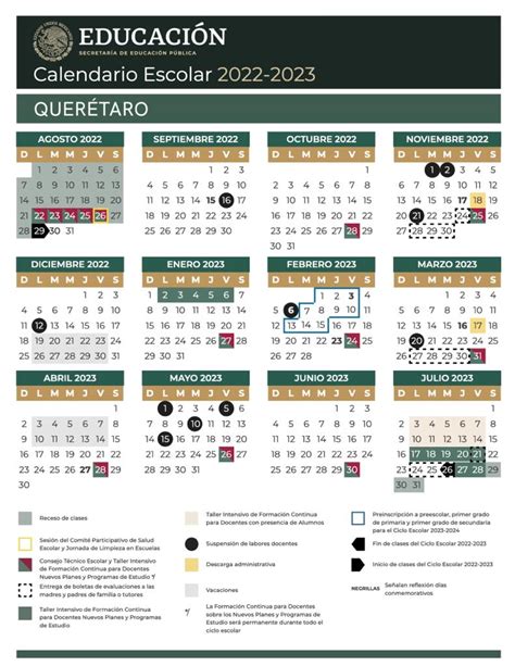 SEP Ajusta Calendario Escolar 2022 2023 en educación básica Querétaro