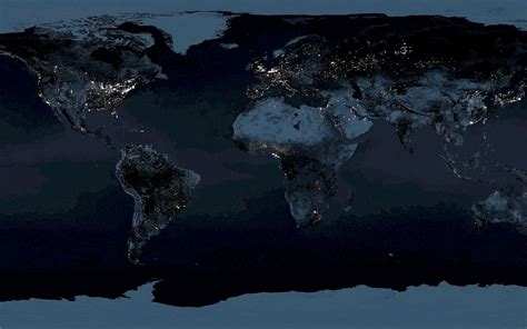 Download Earth Night Map - WallpapersHigh