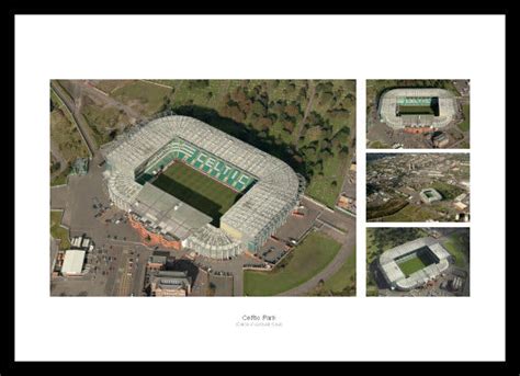 Celtic Park Aerial Views Photo Memorabilia Uk