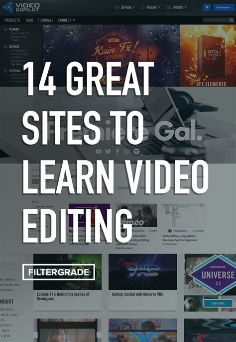 14 great sites to learn video editing – Artofit