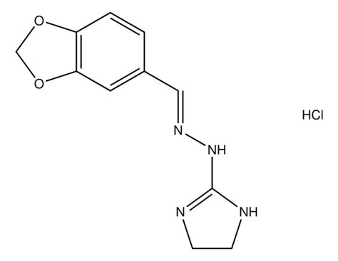 1 3 Benzodioxole 5 Carbaldehyde 4 5 Dihydro 1H Imidazol 2 Ylhydrazone