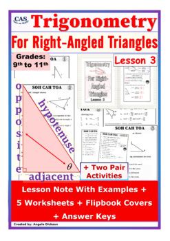 Right Triangle Trigonometry Lesson 3 SOH CAH TOA Trigonometric Ratios