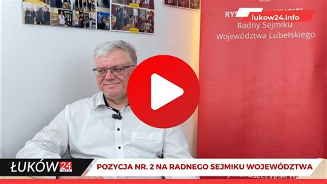 Wywiad Z Ryszardem Szczyg Em Radnym Sejmiku Wojew Dztwa W Polityczna