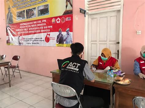 Relawan Mri Act Lampung Dukung Kegiatan Donor Darah Lvri Dan Ppm