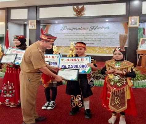 Pelajar Sd Murung Raya Juara Dua Lomba Bertutur Tingkat Provinsi