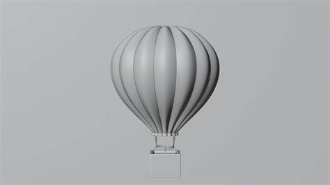 3D Hot Air Balloon Model TurboSquid 2141775