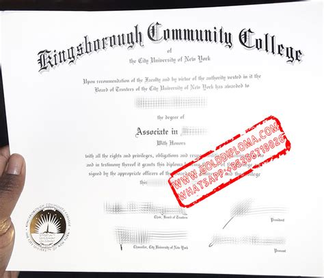 How To Buy Cuny Kingsborough Community College Fake Diploma Buy Fake