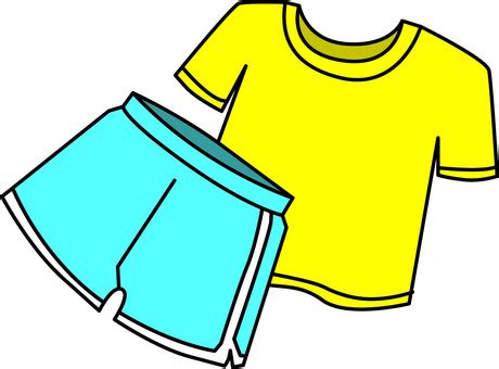 T Shirt And Shorts Clip Art