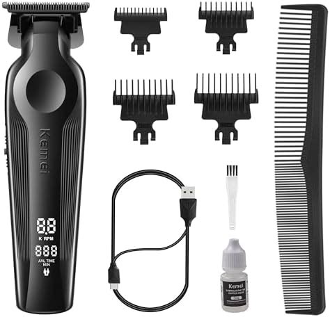 Amazon Kemei Professional Hair Beard Trimmer For Men Zero