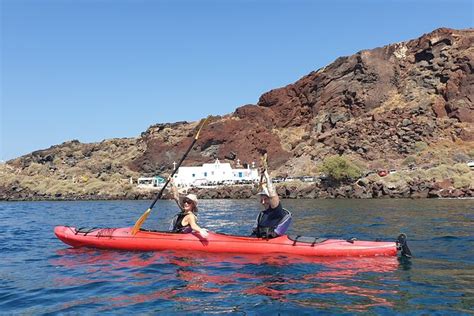 Santorini Sea Kayak Guided Small Group South Coast Tour