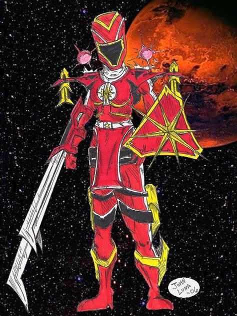 Red Ranger Mars Battlizer By Johnthesilver On Deviantart