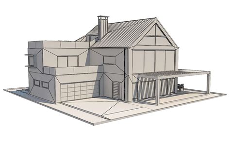 Modern House 3d Model By Virtual3d