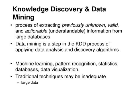 Ppt Knowledge Discovery And Data Mining Powerpoint Presentation Id