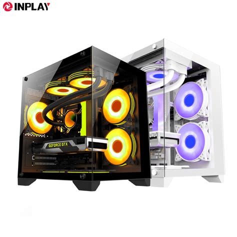 Inplay Seaview S100 Micro ATX Gaming Pc Case With Tempered Glass