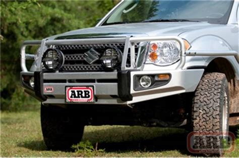 Front Deluxe Bull Bar Winch Mount Bumper Arb X Accessories