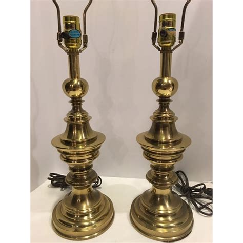 Stiffel Brass Vintage Table Lamps A Pair Chairish