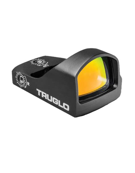 Truglo Tru Tec Micro Sub Compact Open Red Dot Sight 3 Moa Tg8100b Pint And Pistol