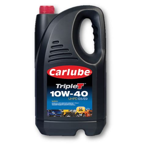 UHPD : Carlube Triple T KAC050 10W-40 E6/E9 UHPD Fully Synthetic 5L