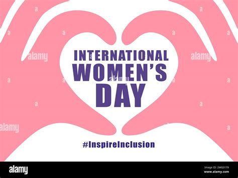 International Womens Day Concept Poster Inspire Inclusion Woman