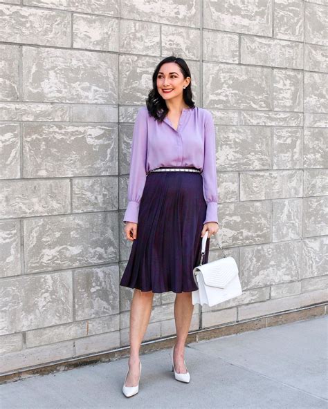 How To Style Purple Skirt 25 Outfit Ideas