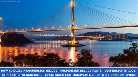 How to Build a Suspension Bridge | Suspension Bridge Facts | Suspension ...