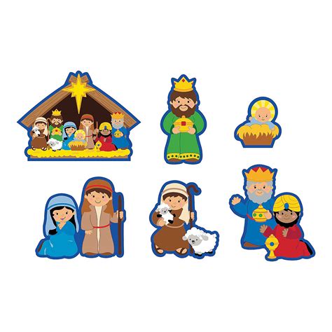 Jumbo Nativity Cutouts Oriental Trading