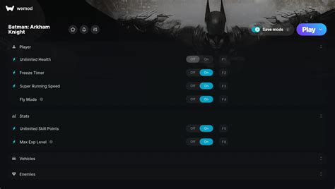 Batman: Arkham Knight Cheats & Trainers for PC | WeMod