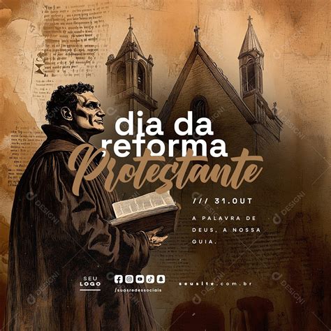 Dia Da Reforma Protestante 31 De Outubro A Palavra De Deus Social Media