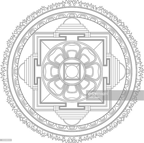 Bouddhistes Kalachakra Mandala Illustration Getty Images