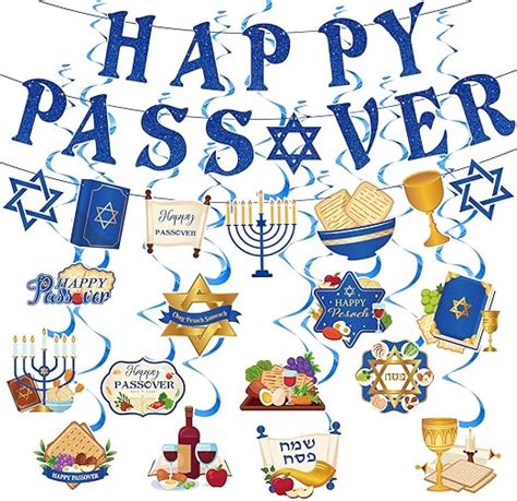 Amazon Smoothnovelty Pcs Passover Decorations Happy Passover