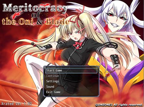 Meritocracy Of The Oni Blade ONEONE1 Play Adult Games