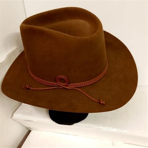 Resistol Accessories Rare Vintage Resistol Hat Chaparral Mink 4x Beaver Cowboy Oval Size