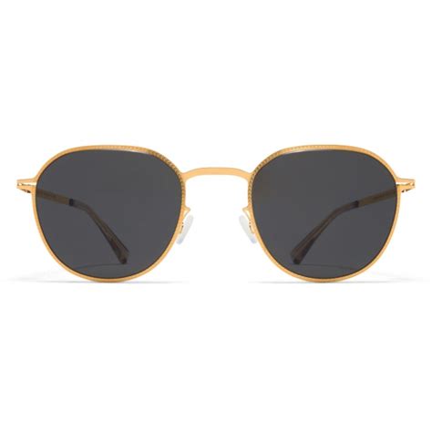 Mykita Talvi Lite Glossy Gold Dark Grey Metal Collection