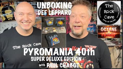 S E Def Leppard Unboxing Pyromania Th Super Deluxe Edition With Paul