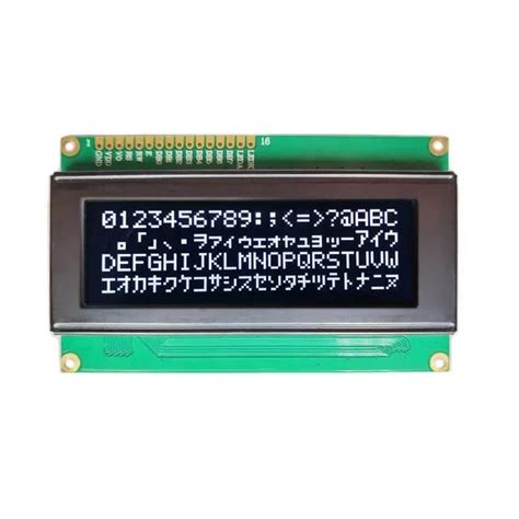 White Characters LCD Display 2004 Monochrome Module 20X4 Characters LCD